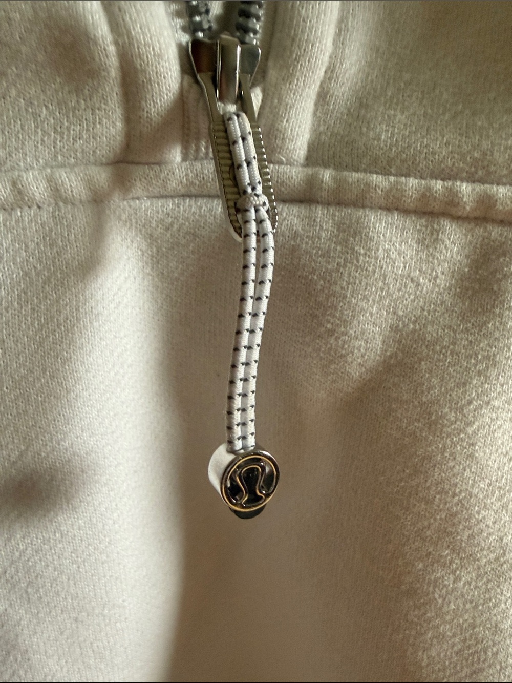lululemon athletica White Half-Zip Hooded Sweatshirt - Picture 2 of 6